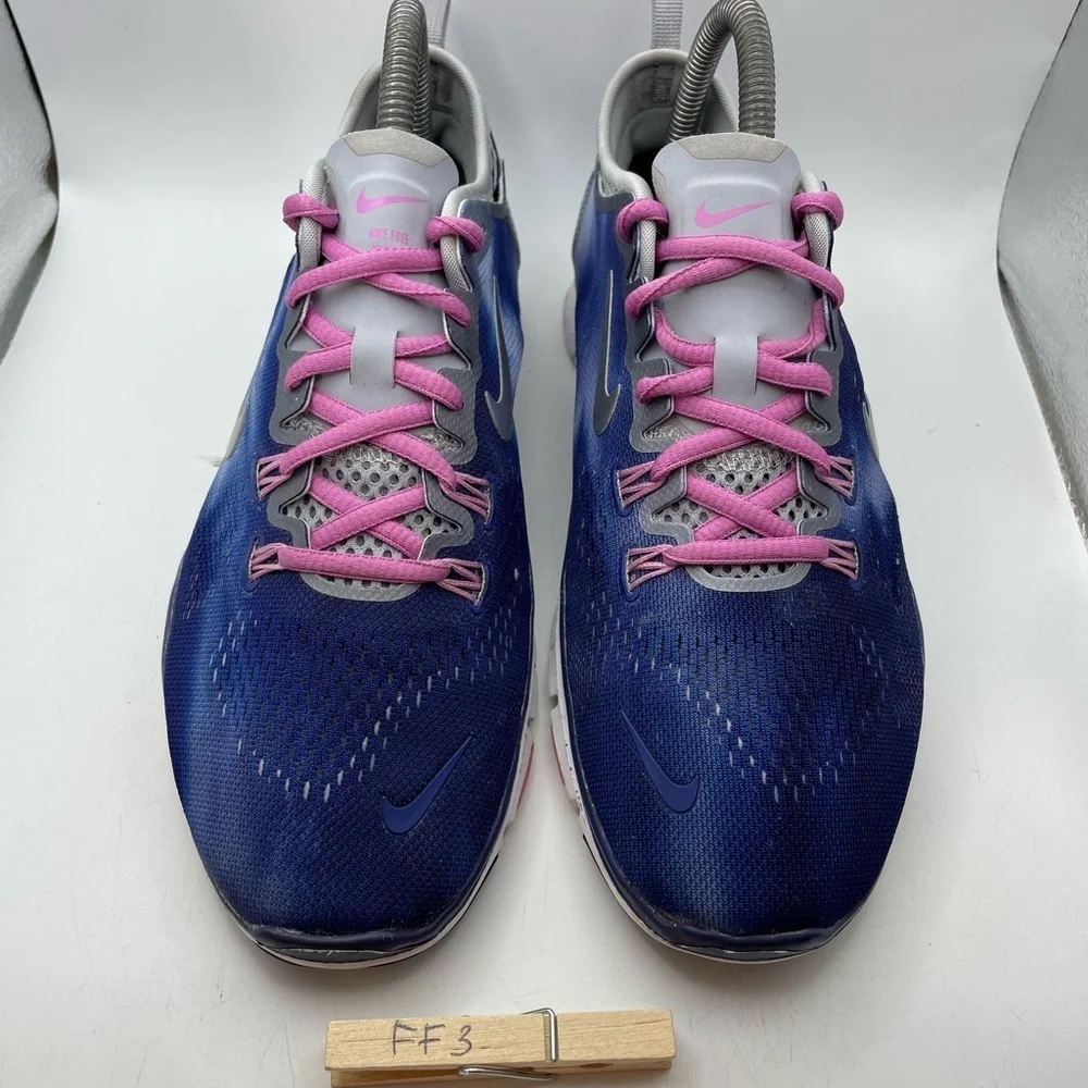 Nike Free TR Fit 4 womens blue sneakers size 7.5